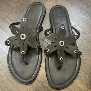 Banana Republic Floral Flat Sandal